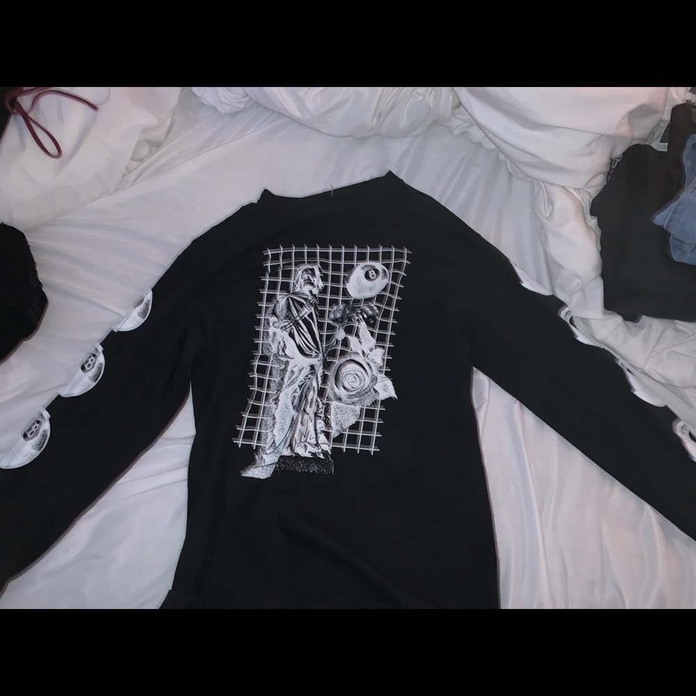 black men's long sleeve